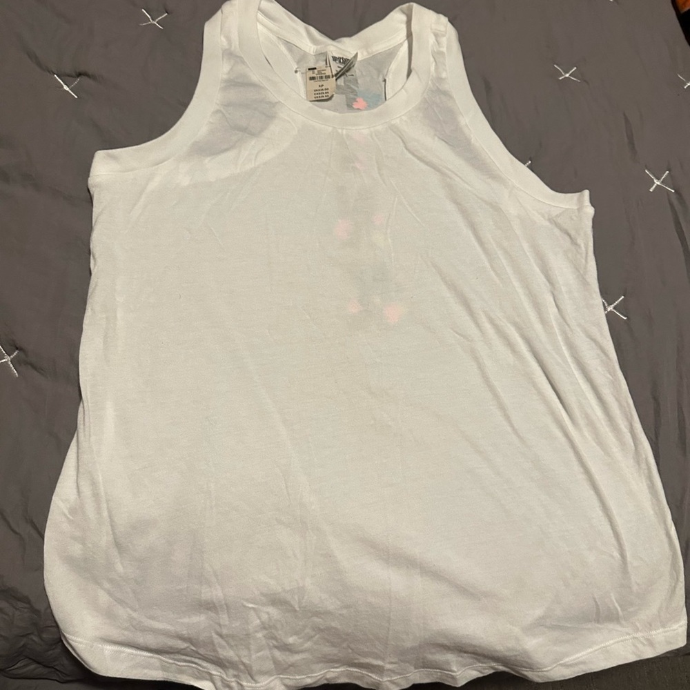 PINK Victoria's Secret White Tank Top